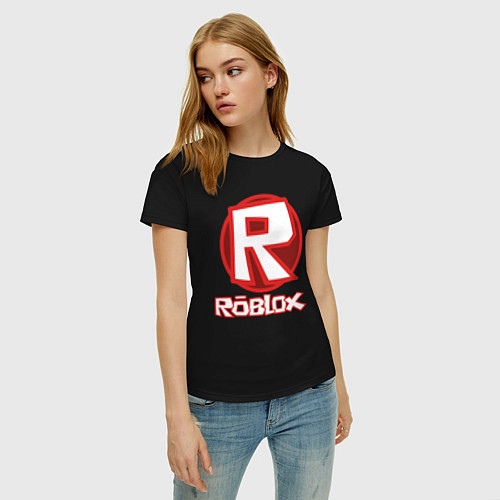 Женская футболка ROBLOX / Черный – фото 3