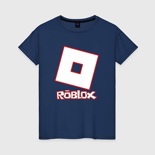 Женская футболка ROBLOX / Тёмно-синий – фото 1