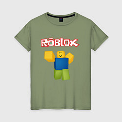 Футболка хлопковая женская ROBLOX, цвет: авокадо