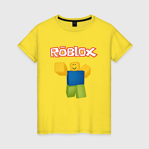 Женская футболка ROBLOX / Желтый – фото 1