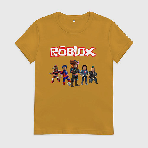 Женская футболка ROBLOX / Горчичный – фото 1