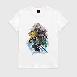 Женская футболка KIMETSU NO YAIBA