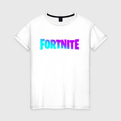 Футболка хлопковая женская FORTNITE 2, цвет: белый