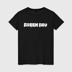 Футболка хлопковая женская GreenDay, цвет: черный