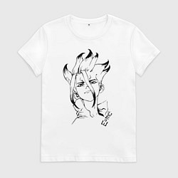 Женская футболка Доктор Стоун