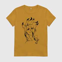 Женская футболка Доктор Стоун