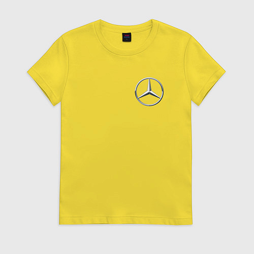 Женская футболка MERCEDES-BENZ / Желтый – фото 1