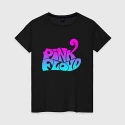 Футболка хлопковая женская Pink Floyd, цвет: черный