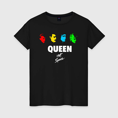 Женская футболка Queen / Черный – фото 1