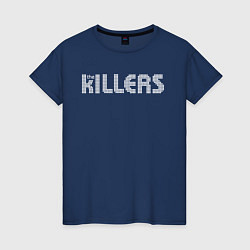 Футболка хлопковая женская The Killers, цвет: тёмно-синий
