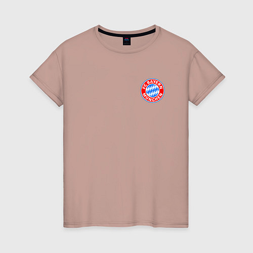 Женская футболка BAYERN MUNCHEN / Пыльно-розовый – фото 1