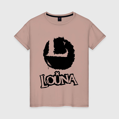 Женская футболка Louna / Пыльно-розовый – фото 1