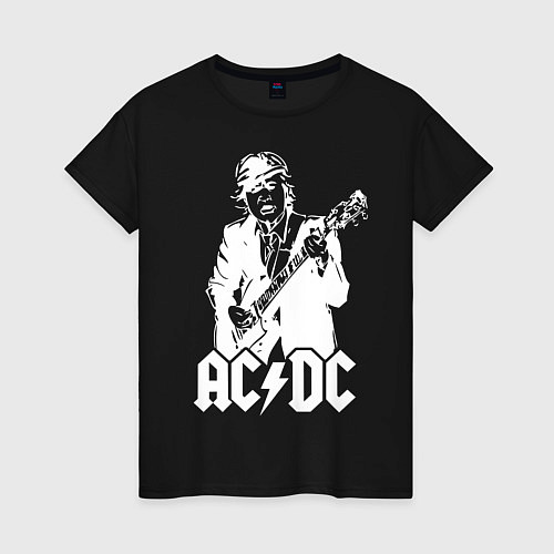 Женская футболка ACDC / Черный – фото 1