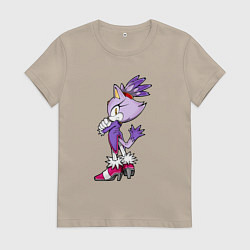Женская футболка SONIC Кошка Блейз