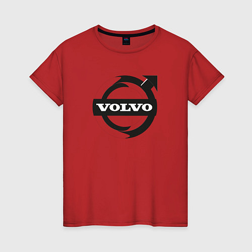 Женская футболка VOLVO / Красный – фото 1