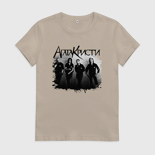 Женская футболка Агата Кристи / Миндальный – фото 1