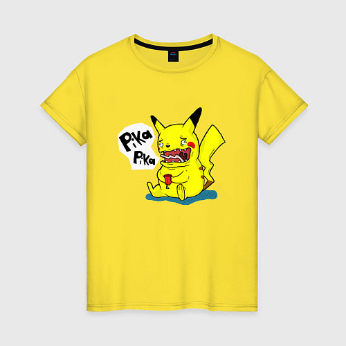 Женская футболка ПИКАЧУ / Желтый – фото 1