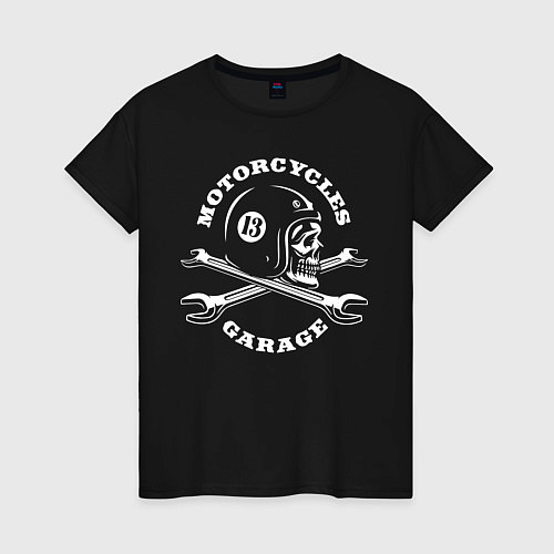 Женская футболка Garage / Черный – фото 1