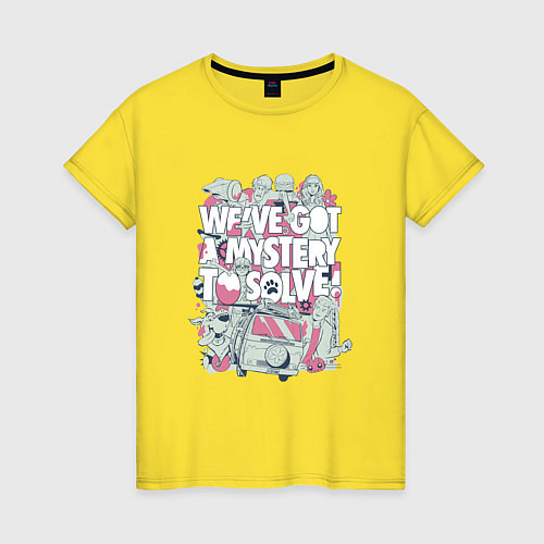 Женская футболка Скуби-Ду / Желтый – фото 1