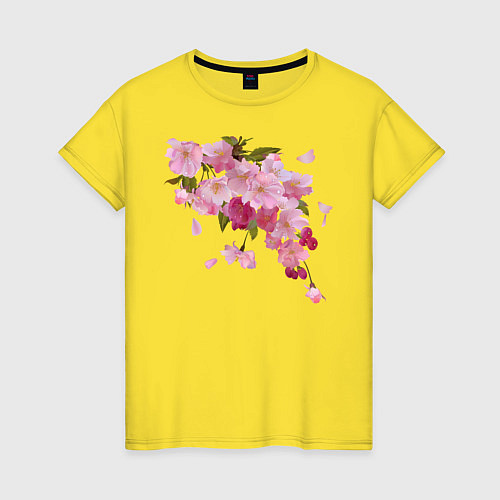 Женская футболка Весна 2020 / Желтый – фото 1