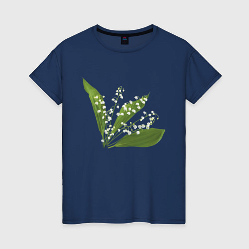 Женская футболка Весна 2020 / Тёмно-синий – фото 1