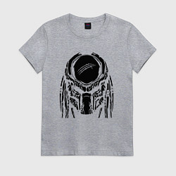 Футболка хлопковая женская PREDATOR, цвет: меланж