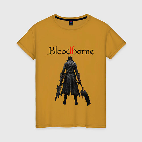 Женская футболка Bloodborne / Горчичный – фото 1