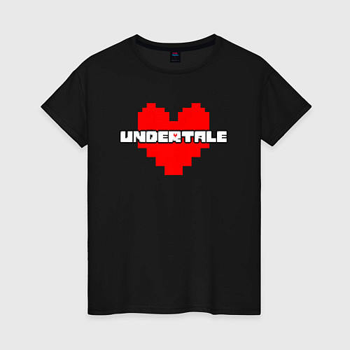 Женская футболка UNDERTALE / Черный – фото 1