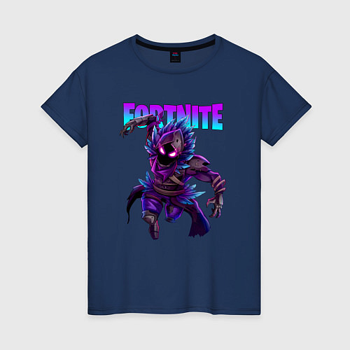 Женская футболка FORTNITE RAVEN / Тёмно-синий – фото 1