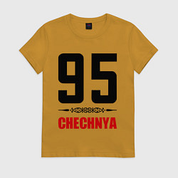 Женская футболка 95 Chechnya