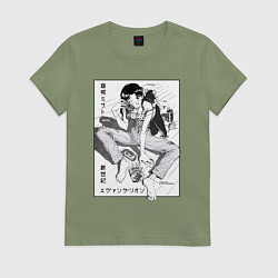 Женская футболка Мисато Кацураги