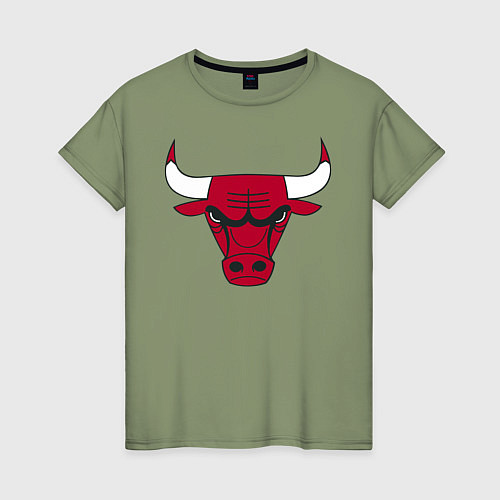 Женская футболка Chicago Bulls / Авокадо – фото 1