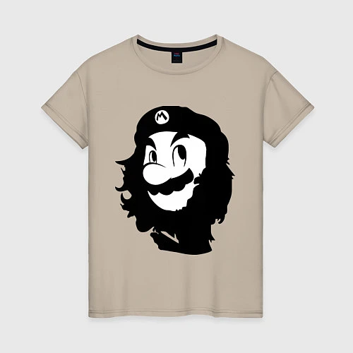 Женская футболка Che Mario / Миндальный – фото 1