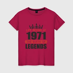 Женская футболка 1971 - рождение легенды