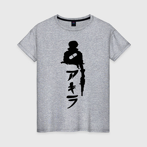 Женская футболка Akira / Меланж – фото 1