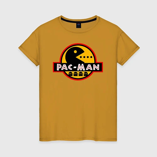 Женская футболка PAC-MAN / Горчичный – фото 1
