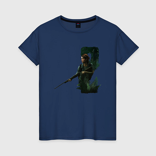 Женская футболка The Last Of Us PART 2 / Тёмно-синий – фото 1