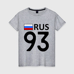Футболка хлопковая женская RUS 93, цвет: меланж