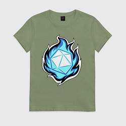 Женская футболка DnD, Doungeon and Dragons, d20