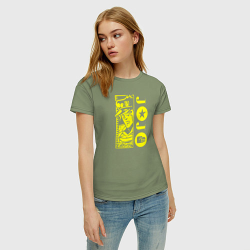 Женская футболка JoJo Bizarre Adventure / Авокадо – фото 3