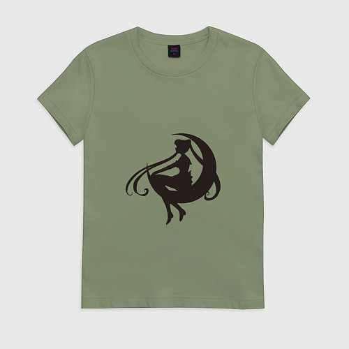 Женская футболка Тень воина луны / Авокадо – фото 1