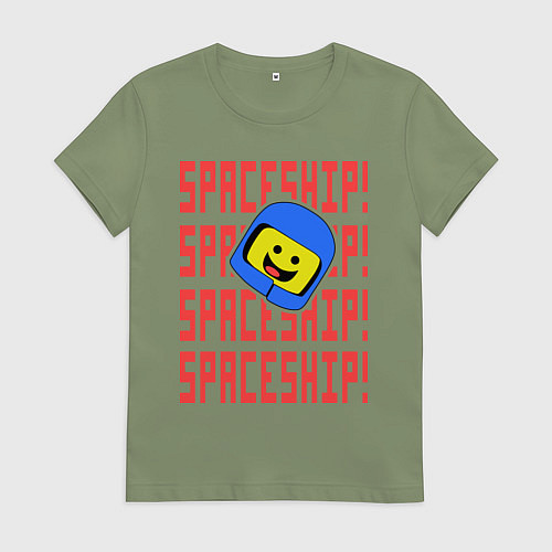 Женская футболка Spaceship / Авокадо – фото 1