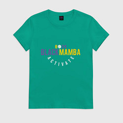 Футболка хлопковая женская Black Mamba, цвет: зеленый