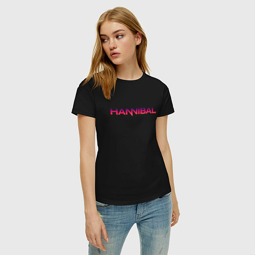Женская футболка Hannibal / Черный – фото 3