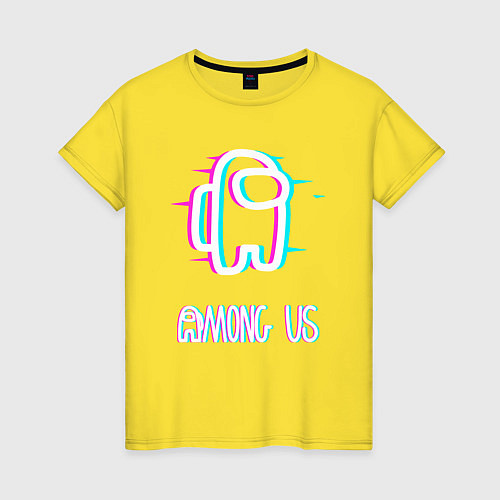 Женская футболка Among us / Желтый – фото 1