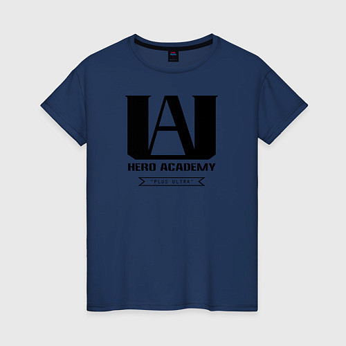 Женская футболка Моя геройская академия / Тёмно-синий – фото 1