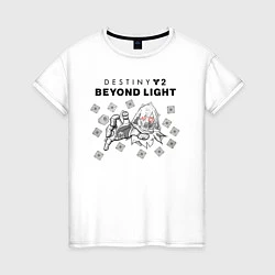 Футболка хлопковая женская Destiny 2: Beyond Light, цвет: белый