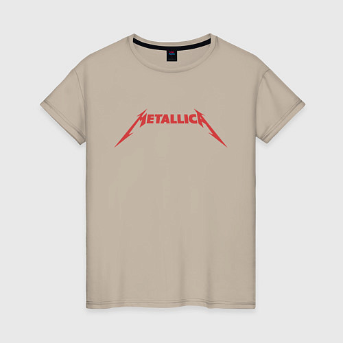 Женская футболка And Justice For All Metallica / Миндальный – фото 1