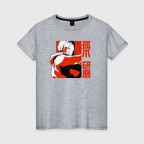 Женская футболка Кенма Козуме / Меланж – фото 1