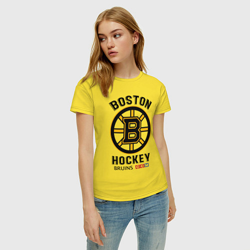 Женская футболка BOSTON BRUINS NHL / Желтый – фото 3